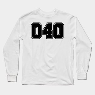 Collectible Numbered Tee Collection: Find Your Number! Long Sleeve T-Shirt